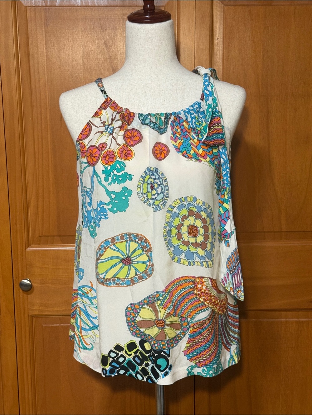 Banana Republic Trina Turk Scarf Tie Camisole